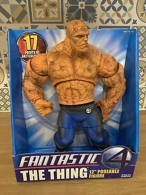 Buy Fantastic 4 The Thing 12 Inch Poseable Figure Toy Biz Worldwide • 29.99£