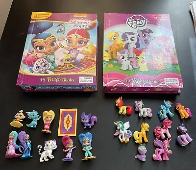 Buy Shimmer And Shine (10 Figs) & My Little Pony (10 Figs) Busy Books And Playmats • 8£