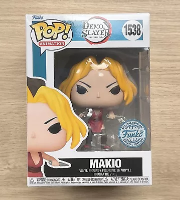 Buy Funko Pop Demon Slayer Makio #1538 + Free Protector • 34.99£