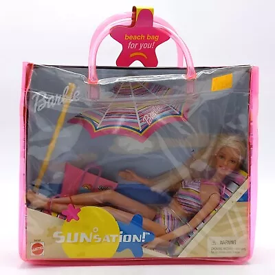 Buy Sunsation Swimwear Barbie Doll In Beach Bag / Sun Sation / Mattel 54194, NrfB • 50.57£