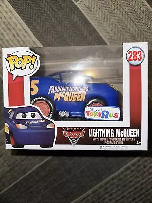 Buy Funko Pop! Lightning McQueen # 283 Blue Toys R Us Exclusive With Hard Stack • 79.99£