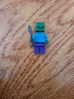 Buy Lego Minecraft Zombie Minifigure With Stone Shovel • 3£