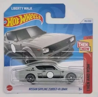 Buy Hot Wheels Nissan Skyline 2000GT-R LBWK 191/250 Liberty Walk 2024 Grey HTC65 • 4.49£