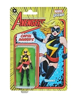 Buy Kenner Marvel Legends The Avengers Retro 3.75  Figures Carol Danvers MRS MARVEL • 10.99£