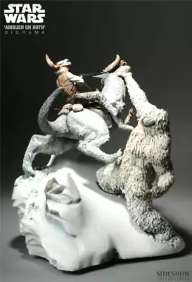 Buy Ultra Rare Sideshow STAR WARS LUKE ON TAUNTAUN Vs WAMPA Diorama 2220 New Sealed • 1,938.17£