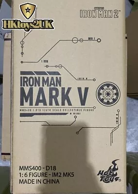 Buy Hot Toys MMS400D18 Iron Man 2 1/6 Mark V 5 Diecast Reissue • 296£