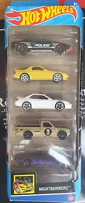 Buy Hot Wheels 5 Pack Nightburnerz 2022 Alpha Mazda Honda Datsun Mclaren New Pa • 10£