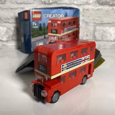 Buy LEGO CREATOR: London Bus (40220) With Box And Instructions • 9.99£