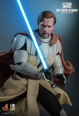 Buy Hot Toys TMS095 - Star Wars: The Clone Wars - Obi Wan Kenobi NO PREORDER Figure • 438.38£
