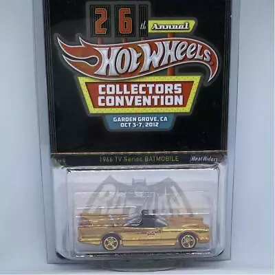 Buy Hot Wheels 26th Collectors Convention 2012 1966 TV Series Gold Batmobile Model • 1,099.24£