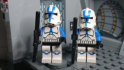 Buy Lego Star Wars 2x 501st Clone Trooper Phase 2 Minifig Bundle Sw0445 75002/75004 • 14.99£