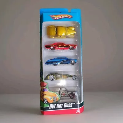 Buy NEW! MATTEL - HOT WHEELS 2009 - N4076 - HW HOT RODS -  5 X CAR PACK • 19.99£