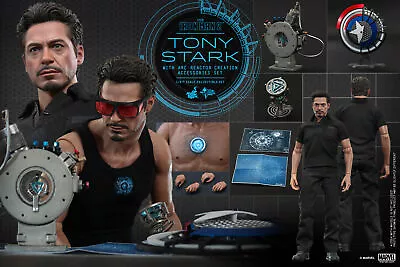 Buy Dpd 1/6 Hot Toys Mms273 Iron Man 2 Tony Stark Arc Reactor Creation Action Figure • 245.99£