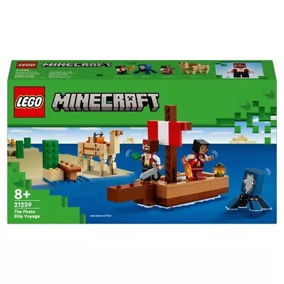 Buy Lego Minecraft 21259 The Pirate Ship Voyage • 14.99£