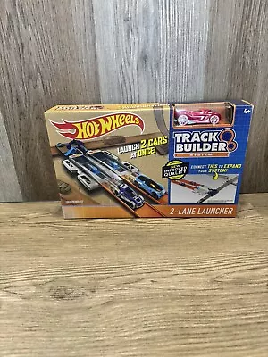 Buy Hotwheels 2 Lane Launcher Track Builder System New 2015 • 13.97£