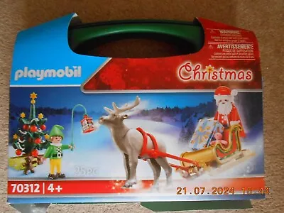 Buy Playmobil 70312 Father Christmas Sleigh Reindeer Presents Elf Teddy Tree Lantern • 5£
