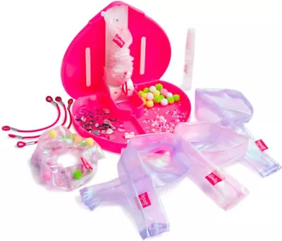 Buy Girls Create/Make/Design Your Own Barbie Scrunchie Scrunchy Hair Band Set • 7.49£