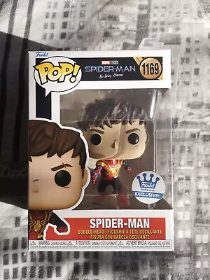 Buy Funko POP #1169 Spiderman No Way Home Spiderman Unmasked Funko Shop Exclusive • 15£