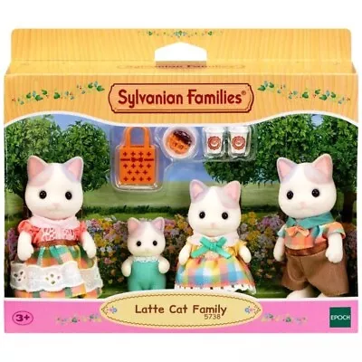 Buy Sylvanian Families - Latte Cat Family • 25£