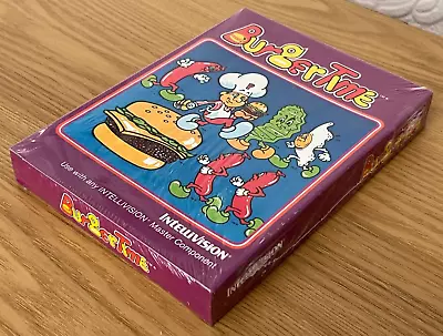 Buy Mattel Intellivision Burgertime 1983 Cartridge - New Sealed -😎Premium Listing😎 • 2,000£