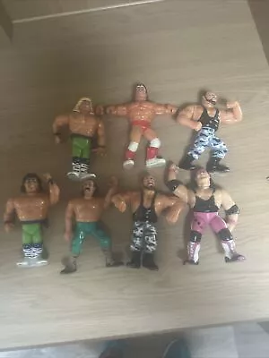 Buy WWF WWE Hasbro Wrestling Figures Bundle X7Joblot Read Description • 35£