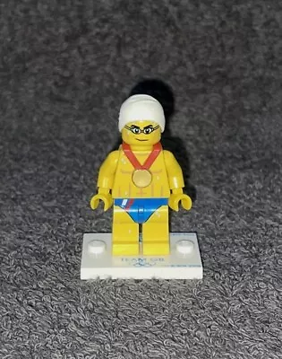 Buy Lego Cmf (8909) Mini Figure - London 2012 Olympics Team Gb - Complete - Swimmer • 9.50£
