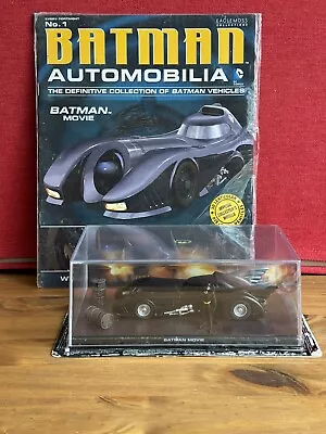 Buy Batman Automobilia #1 BATMAN MOVIE Model Eaglemoss. New And Sealed With Mag • 11.50£