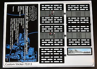 Buy Custom Sticker For 75313 Replacement Sticker Sheet For 75313 UCS • 10.90£