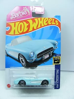 Buy Hot Wheels:   Barbie 1956 Corvette  On Long Card.  New Sealed Mint • 3.75£