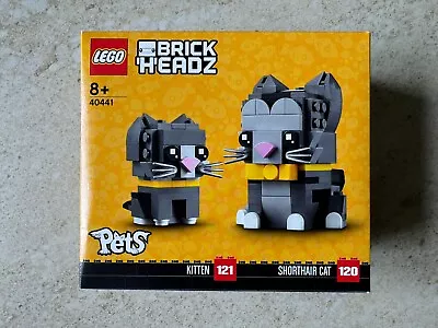 Buy LEGO 40441 Brickheadz Shorthair Cat & Kitten New Sealed Free Postage • 33.99£