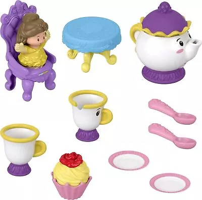 Buy Fisher Price Little People Disney Princess Time For Tea With Belle • 29.99£