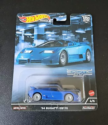 Buy Hot Wheels Premium Exotic Envy 94 Bugatti Eb110 • 7.50£