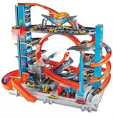 Buy Hot Wheels Ultimate Garage City Playset With Multi-Level Racetrack, 3 Foot Tall • 124.20£