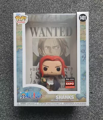Buy ONE PIECE: Shanks Wanted Poster C2E2 Expo 2024 Limited Edition #1401 Funko POP! • 44.95£