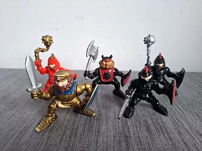 Buy Fisher Price Great Adventures Knights Action Figure Bundle Gold Black Red 1994 • 19.99£