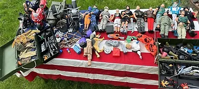 Buy Action Man Job Lot Bundle Vintage Over 100 Accessory’s  And 15 Dolls. OFFERS!!!! • 100£