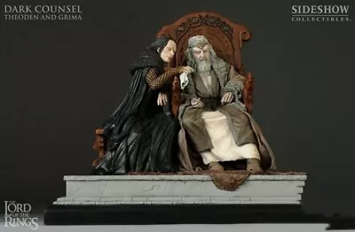 Buy Rare Sideshow Lord Of The Rings - Theoden And Grima Diorama 9717 NEW SEALED • 842.20£