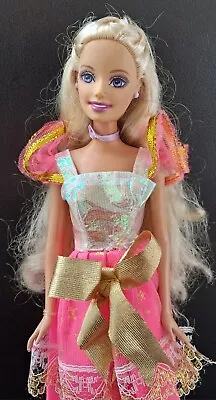 Buy Vintage Barbie Doll, Pink Dress • 3£