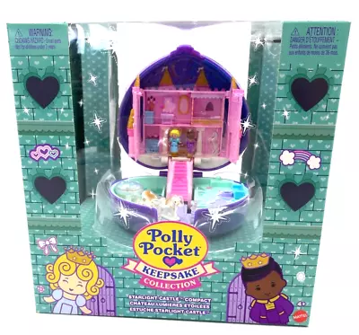 Buy Polly Pocket Keepsake Collection Starlight Castle Compact Ages 4+ YJN001 NG • 40£