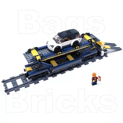 Buy Lego Train City Cargo EV Car Transporter Wagon Track Ramp Buffers From 60336 NEW • 59.99£