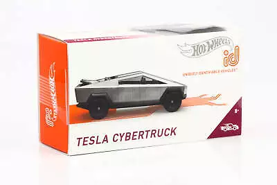 Buy 1:64 Tesla Cybertruck Hw Hot Trucks 01/03 Gray Hot Wheels Id • 20.22£