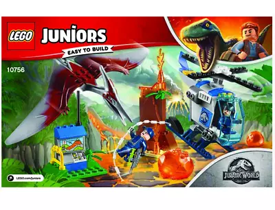Buy LEGO Pteranodon Escape Set 10756 Instructions  Jurassic Park [NEW] • 2.29£