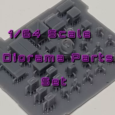 Buy Custom 1/64 Scale Diorama Parts Set Hot Wheels Matchbox Car Scenery • 6.99£