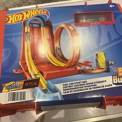 Buy Hot Wheels Track Builder Unlimited Fuel Can Stunt Box Gift Set - HDX78 • 38.50£