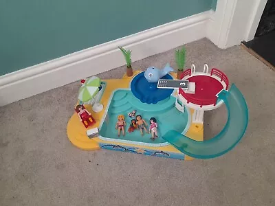 Buy Playmobil Water Park, Swimming Pool. Whale Shower. 5433. Preowned • 15£