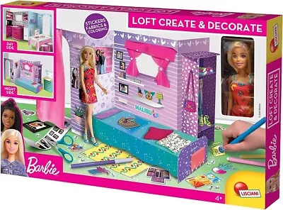 Buy Barbie Lysciani Created & Decorated Doll Included Cardboard Loft & Co Furniture • 30.65£