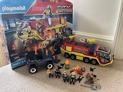Buy Playmobil City Action Fire Engine Set 70557 • 45£