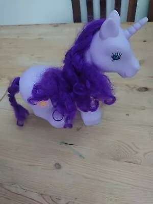 Buy Large Purple My Little Pony Unicorn  9.5inch Toy • 10£