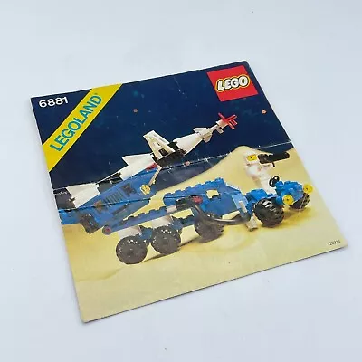 Buy LEGO 6881 Lunar Rocket Launcher Vintage Instructions *Only* Space Classic • 5.99£