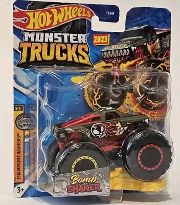 Buy Hot Wheels Bone Shaker Champion Crashers 2023 Monster Trucks 1:64 Scale • 12.97£